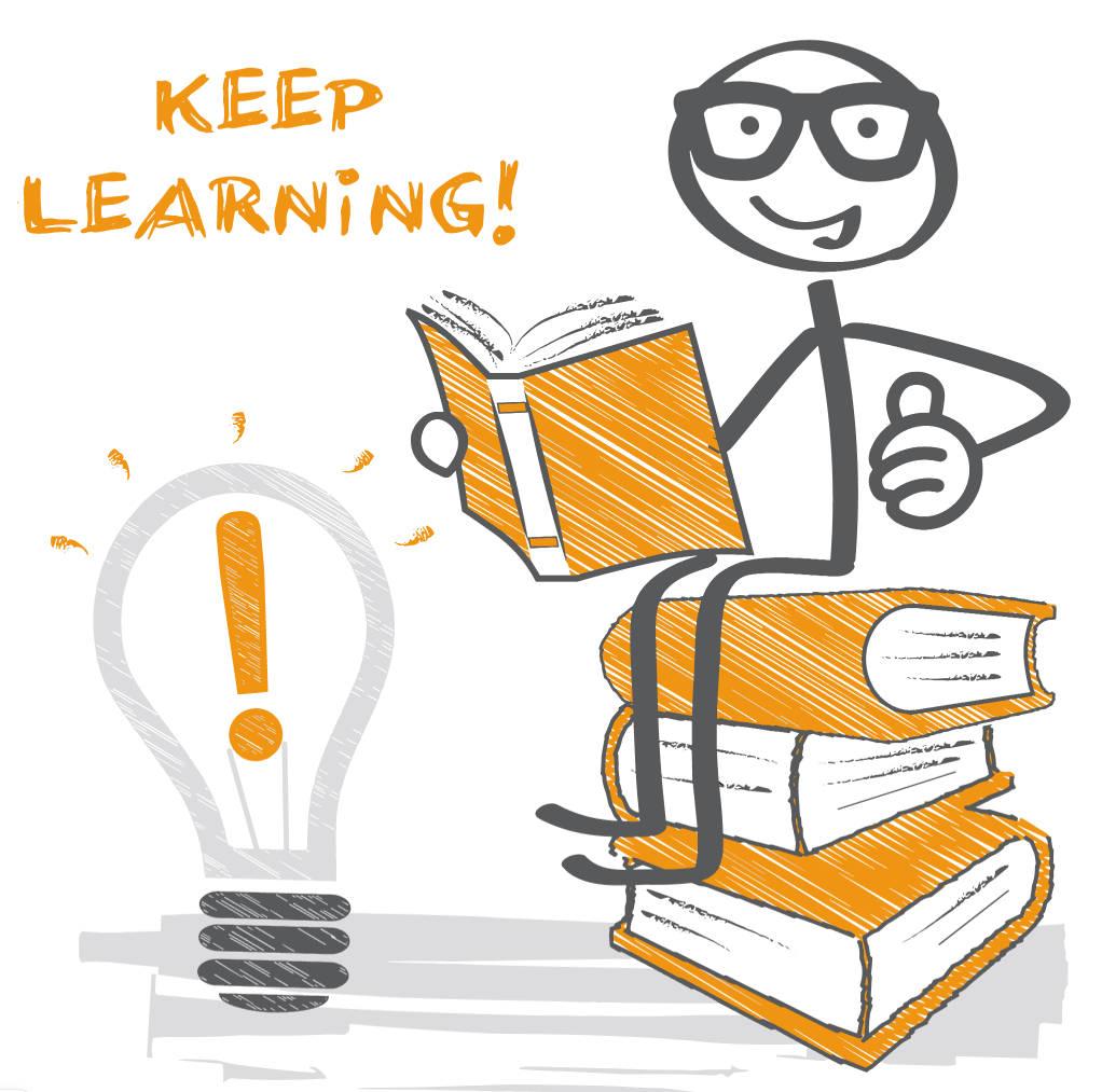 Personnage lisant des guides de recouvrement